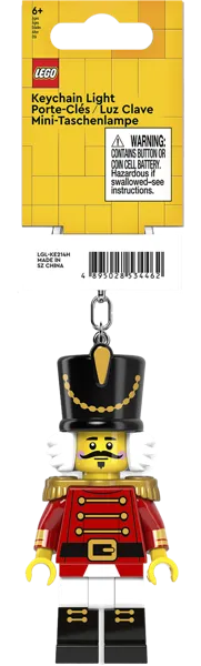 Изображение Брелок с фонариком для ключей Лего щелкунчик Айкью Хонг к/у, 1 шт