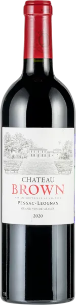 Изображение Вино красное сухое стиль №3 Каберне Совиньон Мерло Пессак Леоньян 2020 Шато Браун с/б, 0,75 л