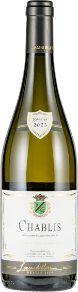 Изображение Вино белое сухое стиль №1 Шардоне Шабли Ламблен Фис с/б, 0,75 л