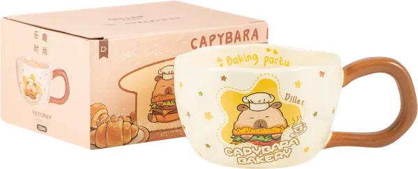 Изображение Кружка 330мл керамика Диллер капибара Диллер кор, 1 шт