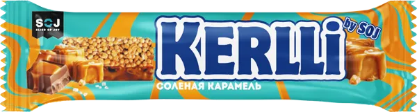 Изображение Батончик злаковый Содж Керлли соленая карамель СОДЖ м/у, 50 г