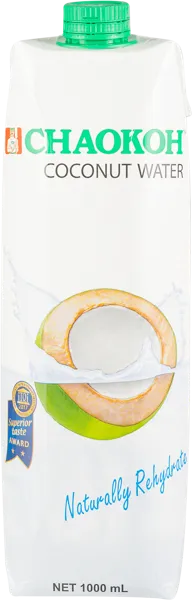 Изображение Напиток без сахара негаз Чаокох кокосовая вода Теппадунгпорн Коконат т/п, 1 л