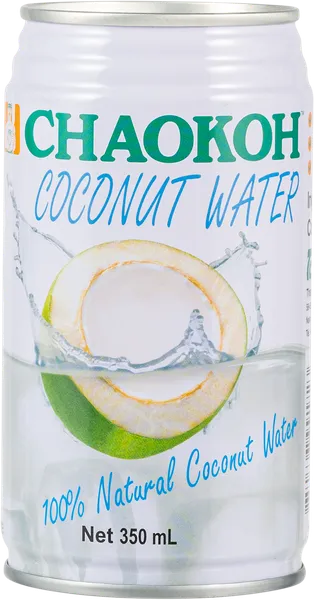Изображение Напиток без сахара негаз Чаокох кокосовая вода Теппадунгпорн Коконат ж/б, 0,35 л