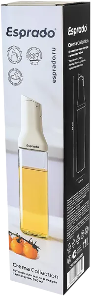 Изображение Бутылка 500мл для масла Эспрадо крема с дозатором Эспрадо м/у, 1 шт