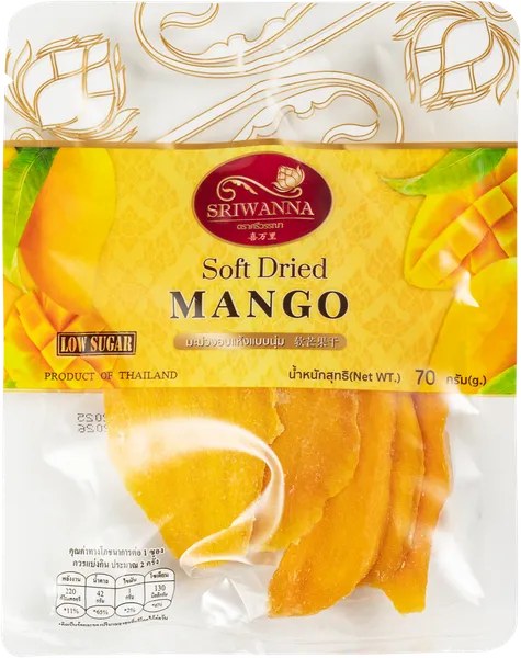 Изображение Манго сушеный Шриванна Азия Пресервед м/у, 70 г