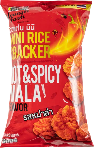 Изображение Чипсы рисовые Янгер Фарм остро-пряные Тай Янгер Фарм м/у, 60 г