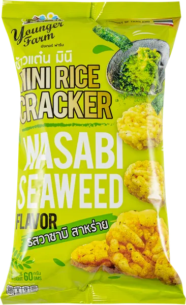 Изображение Чипсы рисовые Янгер Фарм морские водоросли васаби Тай Янгер Фарм м/у, 60 г