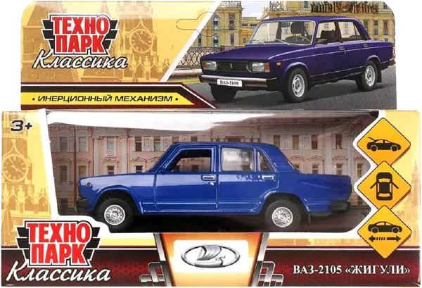 Изображение Машина 12см инерционная Технопарк лада ваз 2105 1997 Хуада Той к/у, 1 шт