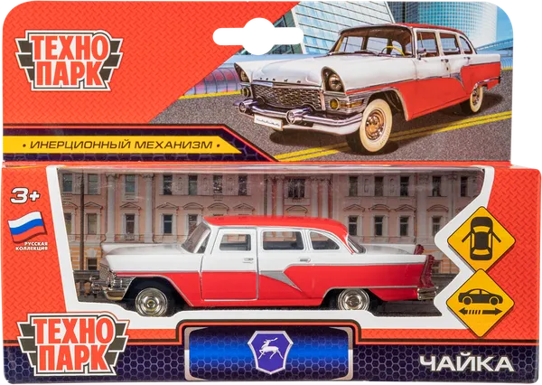 Изображение Машина 11,5см инерционная Технопарк газ чайка Хуада Той к/у, 1 шт