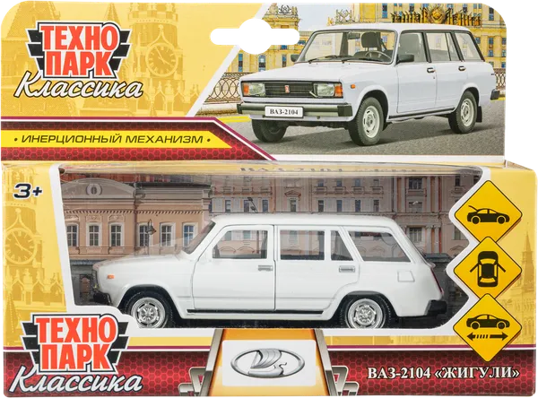 Изображение Машина 12см инерционная Технопарк ваз 2104 жигули Хуада Той к/у, 1 шт