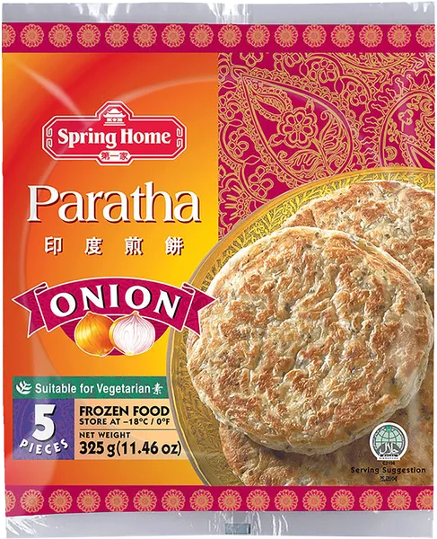 Изображение Лепешка с луком Спринг Хоме Роти Парата Тии Иих Джиа Фуд Мануфастуринг Пте Лтд м/у, 325 г