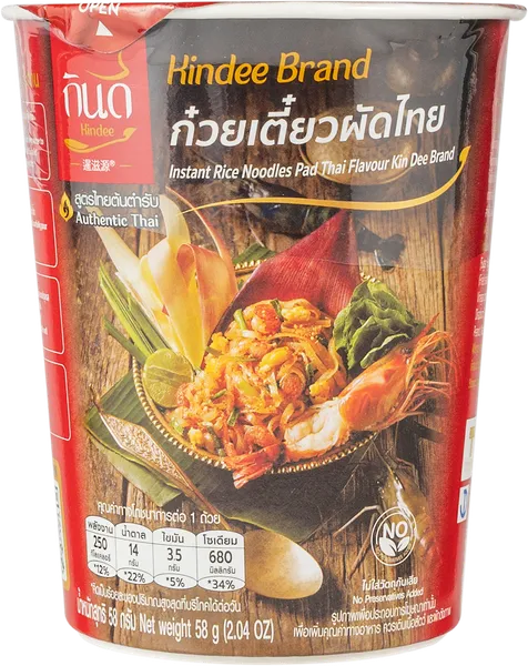 Изображение Лапша быстрого приготовления Кинди пад тай рисовая Джиди Фуд к/у, 58 г