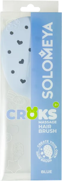 Изображение Расческа для волос массажная Соломия голубая Соломия п/у, 1 шт