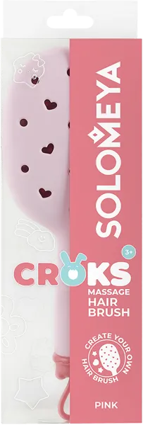 Изображение Расческа для волос массажная Соломия розовая Соломия п/у, 1 шт