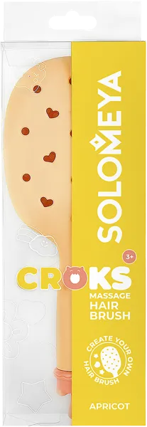 Изображение Расческа для волос массажная Соломия абрикосовая Соломия п/у, 1 шт
