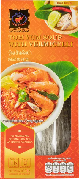 Изображение Лапша быстрого приготовления Чо Чанг том ям с фунчозой Эраван Интерфуд м/у, 115 г