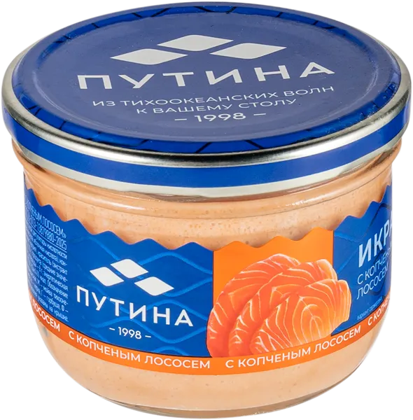 Изображение Паста с копченым лососем Путина икры Путина ООО с/б, 160 г