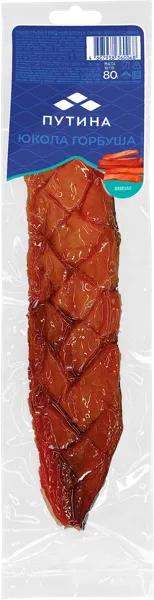 Изображение Рыба Юкола Горбуша вяленая филе Путина ООО в/у, 90 г