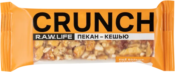 Изображение Батончик ореховый без сахара Рав лайф пекан кешью РоуЛайф м/у, 30 г