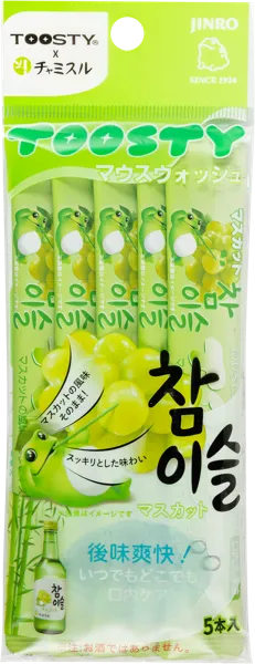 Изображение Ополаскиватель для рта Тусти виноград шайн мускат Донг ил фармс м/у, 55 мл