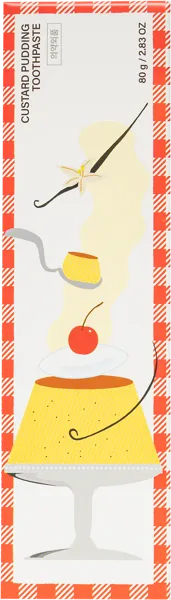 Изображение Зубная паста защита от налета Тусти заварной пудинг Донг ил фармс к/у, 80 г