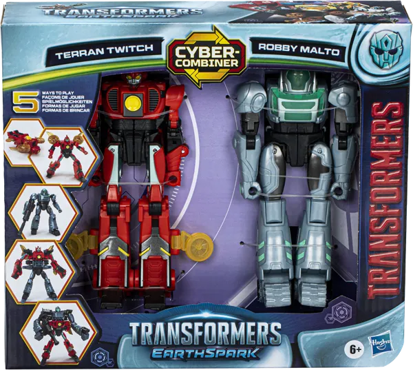 Изображение Игрушка 12,5см Трансформеры терран твитч и робби Хасбро п/у, 1 шт