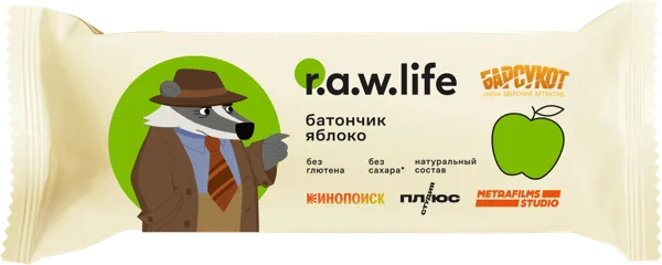 Изображение Батончик фруктово-злаковый Рав лайф кидс яблоко РоуЛайф м/у, 25 г