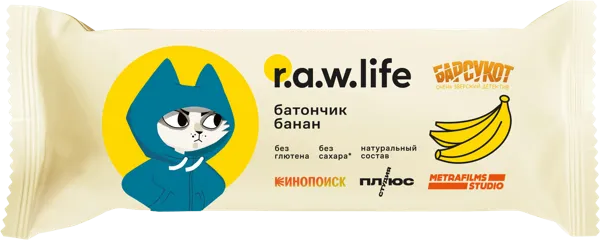 Изображение Батончик фруктово-злаковый Рав лайф кидс банан РоуЛайф м/у, 25 г