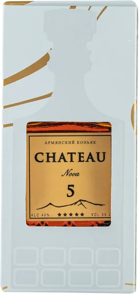 Изображение Коньяк 5 лет 40% Шато Нова Веди Алко п/у, 0,5 л