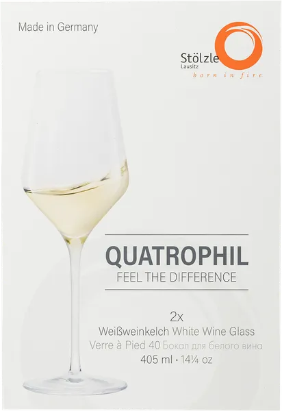 Изображение Бокал 404мл для белого вина Штольце квадрофил стекло Штольце Лаузиц кор, 2 шт