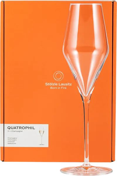 Изображение Бокал 290мл для шампанского Штольце квадрофил стекло Штольце Лаузиц кор, 2 шт