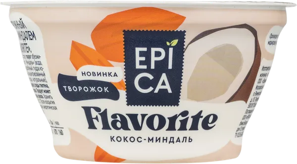 Изображение Десерт 8,9% творожный Эпика кокос миндаль Эрманн п/б, 130 г
