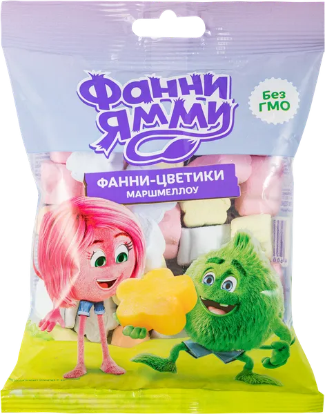 Изображение Маршмеллоу с 3 лет Фанни Ямми клубника персик яблоко Алтей ТД м/у, 50 г