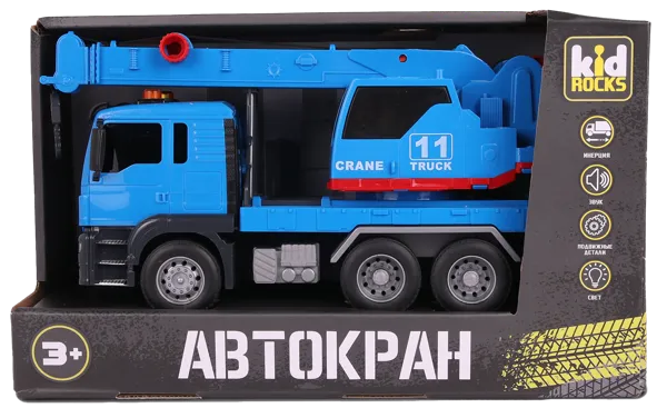 Изображение Машина 1:14 свет, звук Кид рокс автокран Кид рокс к/у, 1 шт