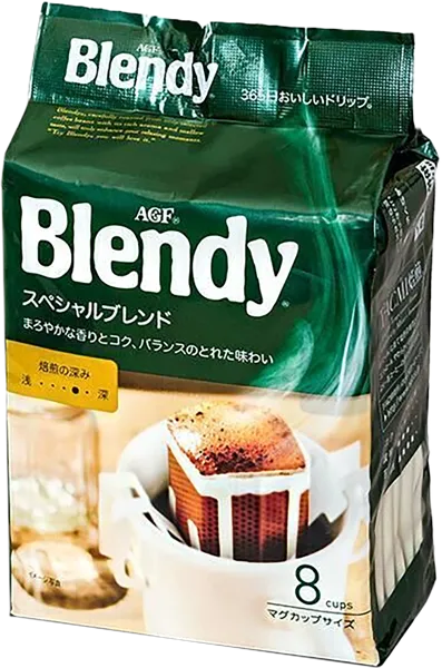 Изображение Кофе в дрип-пакетах ЭйДжиЭф бленди спешиал Аджиномото Дженерал Фудс м/у, 8*7 г