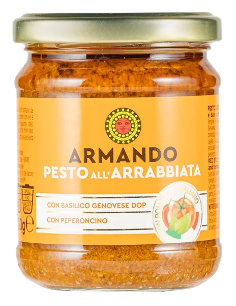 Изображение Соус песто Армандо аррабиата Де Маттеис с/б, 180 г