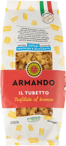 Изображение Макароны из твердых сортов Армандо из Кампании тубетто бронзо Де Маттеис к/у, 500 г