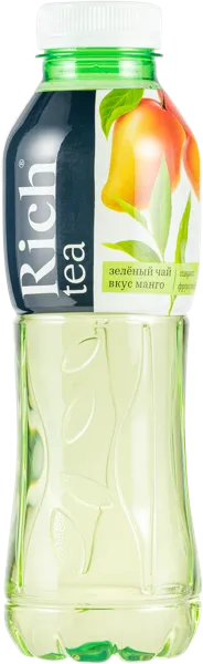 Изображение Напиток Чай зеленый негаз Рич манго Мултон п/б, 0,5 л