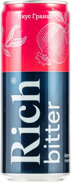 Изображение Напиток газ Рич гранат Мултон ж/б, 0,33 л