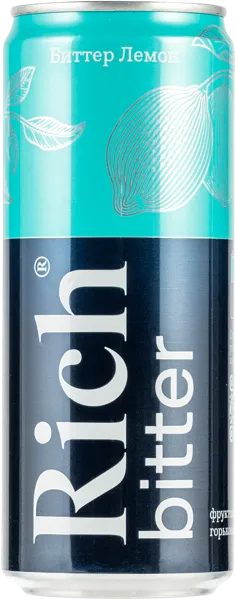 Изображение Напиток газ Рич биттер лемон Мултон ж/б, 0,33 л