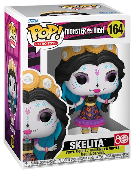 Изображение Фигурка 164 3+ Фанко поп мультфильмы скелита калаверас Фанко к/у, 1 шт