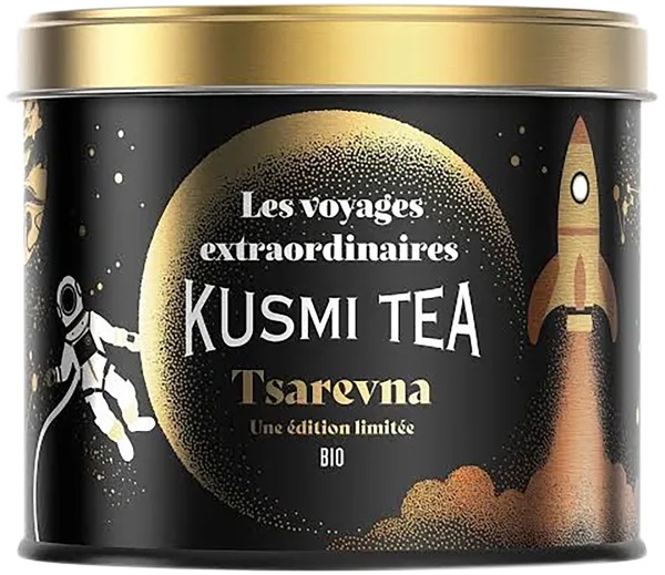 Изображение Чай черный Кузьми ти Царевна Ориентис Гурмэ ж/б, 120 г