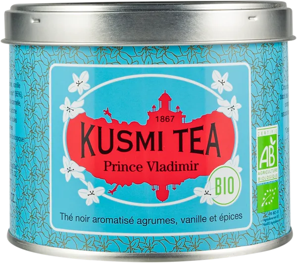 Изображение Чай черный Кузьми ти Принц Владимир Ориентис Гурмэ ж/б, 100 г