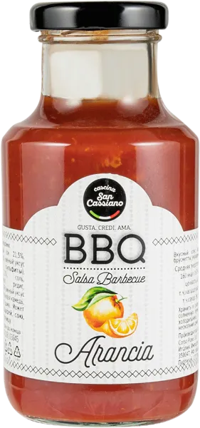 Изображение Соус томатный Касцина Сан Кассиано барбекю с апельсином Касцина Сан Кассиано с/б, 270 г