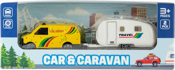 Изображение Машина 8см Купман с трейлером Купман Интернэшнл п/у, 1 шт