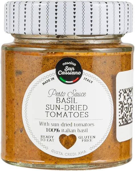 Изображение Соус песто Касцина Сан Кассиано вяленые томаты базилик Касцина Сан Кассиано СРЛ с/б, 130 г
