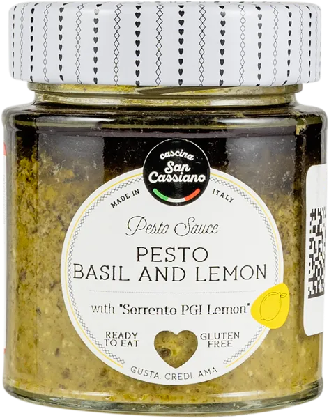 Изображение Соус песто Касцина Сан Кассиано базилик лимон Касцина Сан Кассиано СРЛ с/б, 130 г