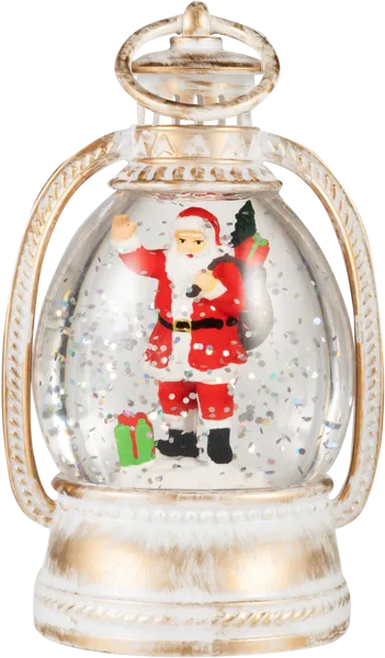 Изображение Светильник 13см на батарейках Купман фонарь с сантой Купман Интернэшнл , 1 шт