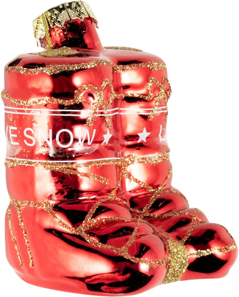 Изображение Подвеска 5*6см стекло Купман валенки ассорти Купман Интернэшнл , 1 шт