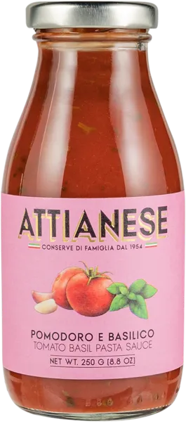 Изображение Соус томатный Аттианезе из Солерно с базиликом Итальянавера с/б, 250 г